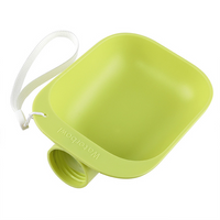 HKM-7838397 Colorful Pet Portable Drinking Bowl - Compact Plastic Design in Five Colors