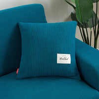 HKM-783891 Corn Velvet Pillow Cover in Solid Colors - Modern Simple Design, 42x42 cm