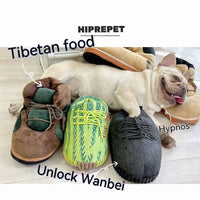 HKM-7839165 Plush Big Dog Shoe Toy for Cats - Large Pillow Pet Toy