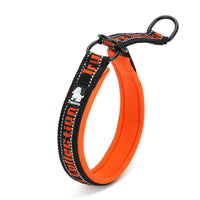 HKM-7840317 Adjustable Soft Dog Collar with Reflective Nylon and Aluminum Alloy Buckle