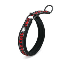 HKM-7840317 Adjustable Soft Dog Collar with Reflective Nylon and Aluminum Alloy Buckle