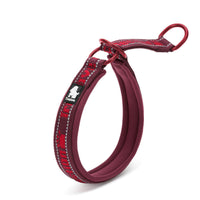 HKM-7840317 Adjustable Soft Dog Collar with Reflective Nylon and Aluminum Alloy Buckle