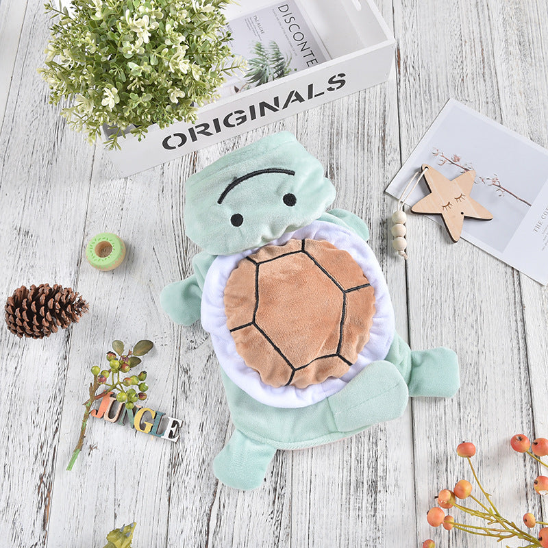 HKM-7840701 Smiley Turtle Pet Clothing for Dogs - Casual Style, Sizes S-2XL
