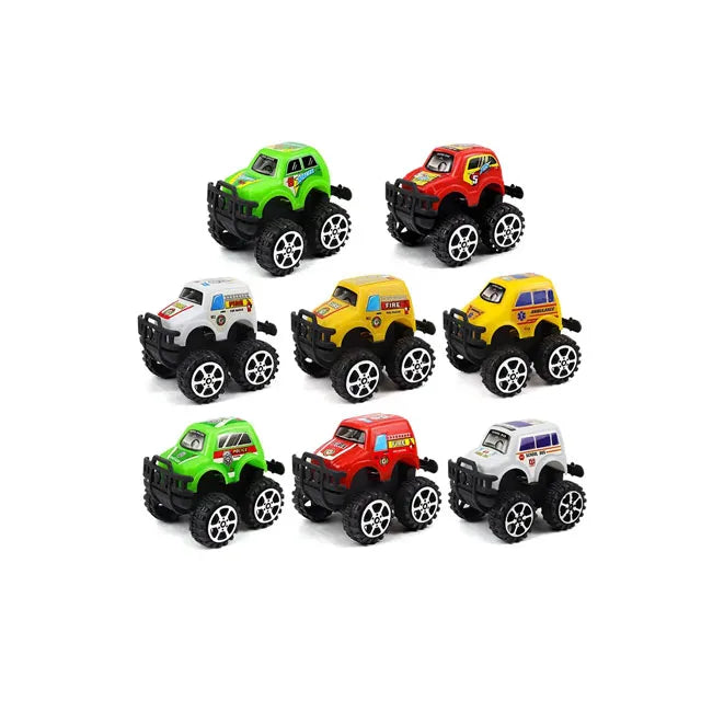 HKM-784083 Colorful Off-Road Toy Cars for Kids - Friction-Powered Plastic Car Set