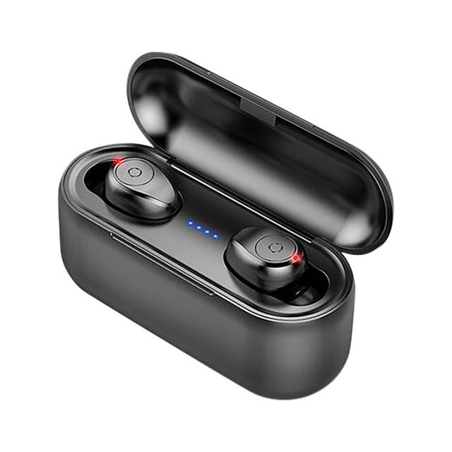 HKM-784275 F9 Wireless Bluetooth 5.1 Headset with Digital Display and Binaural In-Ear Design