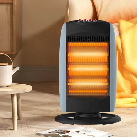 HKM-784275 Long-Life Halogen Electric Heater with Stainless Steel Reflector and Optional Thermostat