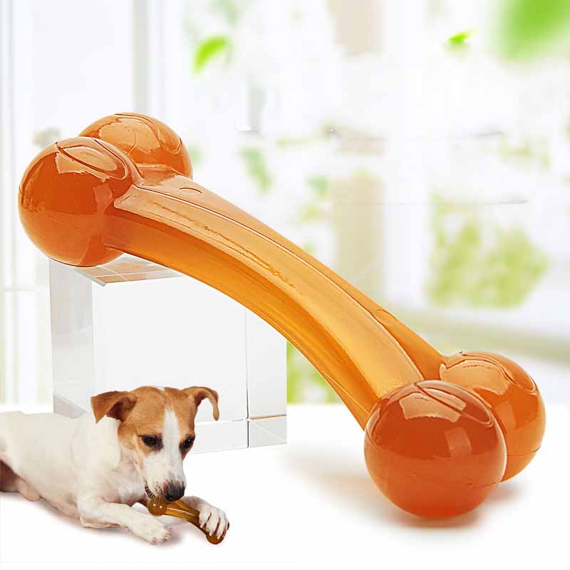 HKM-7843133 Double-Headed Arched Bone & Skull Chew Toy for All Dog Sizes