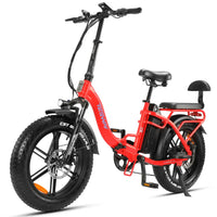 HKM-784403 Foldable 20 Inch Electric Fat Bike, 48V 20AH Lithium Battery, 7-Speed, Disc Brake, Max Speed 30-50 km/h