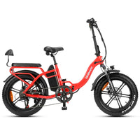 HKM-784403 Foldable 20 Inch Electric Fat Bike, 48V 20AH Lithium Battery, 7-Speed, Disc Brake, Max Speed 30-50 km/h