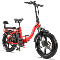 HKM-784403 Foldable 20 Inch Electric Fat Bike, 48V 20AH Lithium Battery, 7-Speed, Disc Brake, Max Speed 30-50 km/h