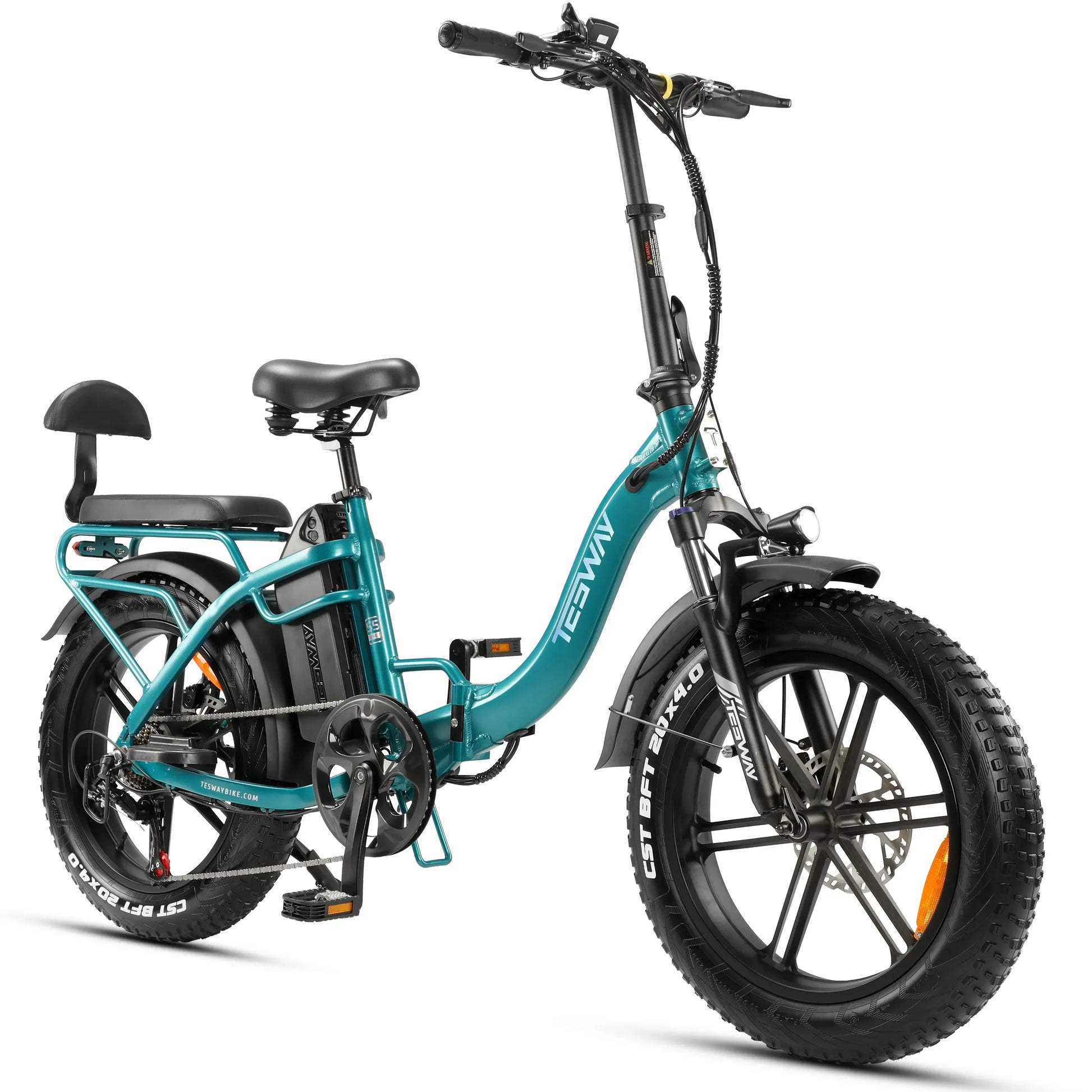 HKM-784403 Foldable 20 Inch Electric Fat Bike, 48V 20AH Lithium Battery, 7-Speed, Disc Brake, Max Speed 30-50 km/h