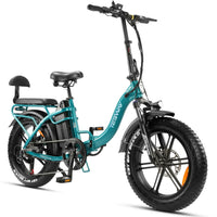 HKM-784403 Foldable 20 Inch Electric Fat Bike, 48V 20AH Lithium Battery, 7-Speed, Disc Brake, Max Speed 30-50 km/h