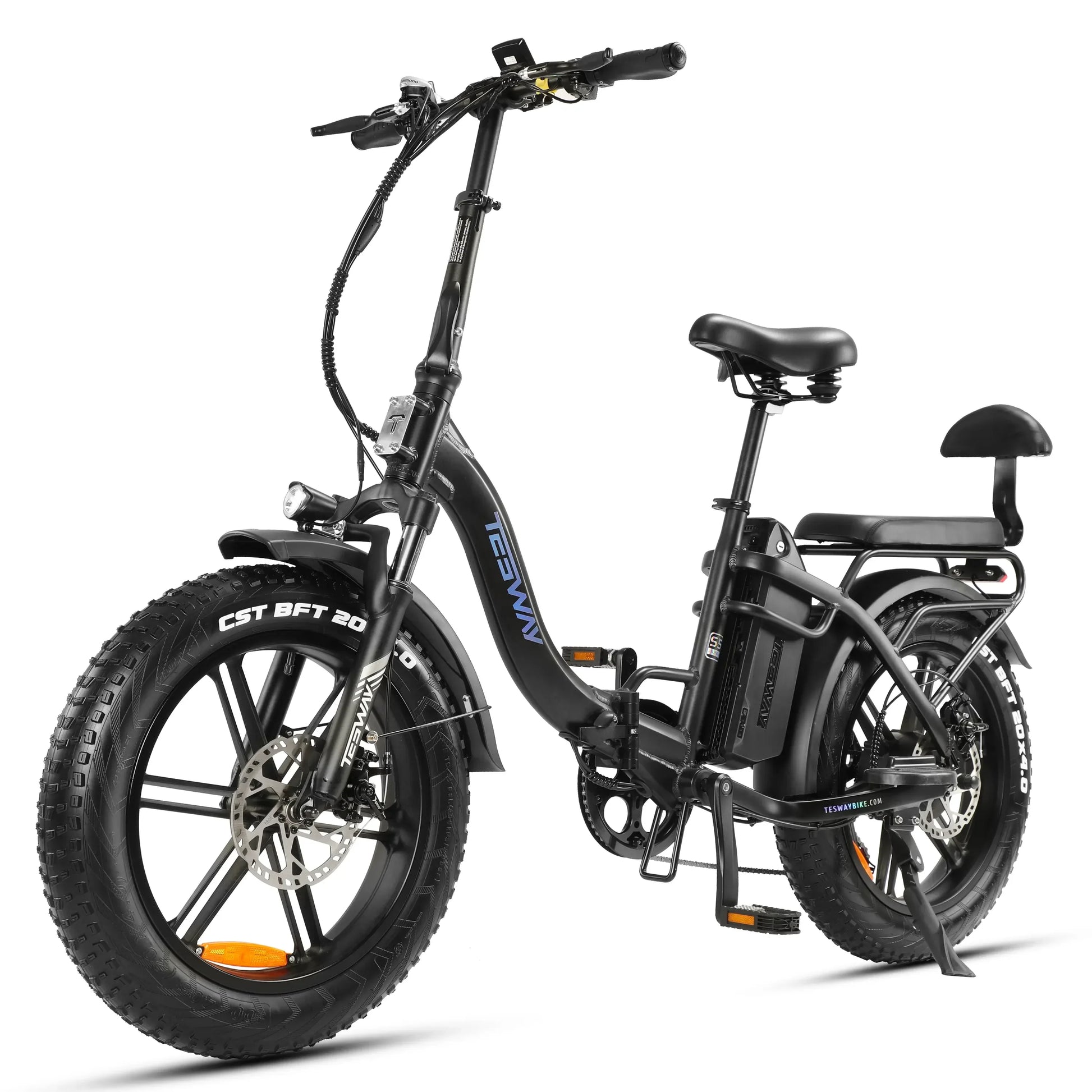 HKM-784403 Foldable 20 Inch Electric Fat Bike, 48V 20AH Lithium Battery, 7-Speed, Disc Brake, Max Speed 30-50 km/h