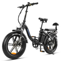 HKM-784403 Foldable 20 Inch Electric Fat Bike, 48V 20AH Lithium Battery, 7-Speed, Disc Brake, Max Speed 30-50 km/h