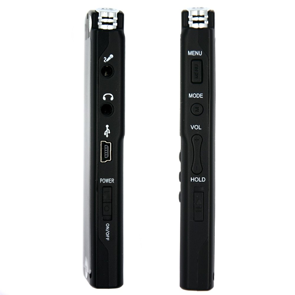 HKM-784403 USB Voice Recorder with External Microphone and Built-In Speakers - Multiple Memory Options Available