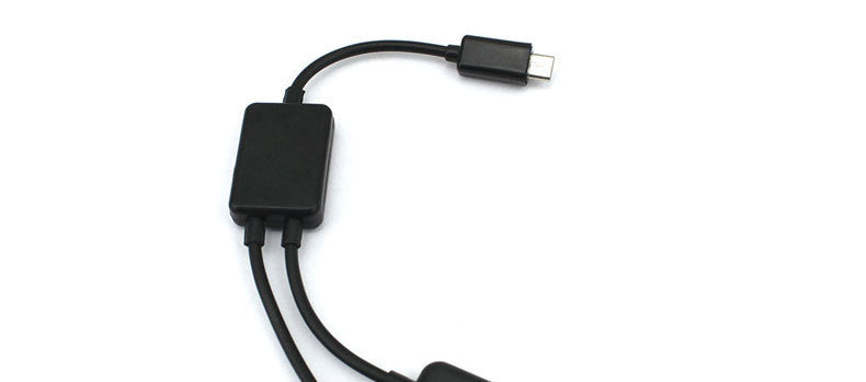 HKM-784467 Micro USB OTG Multi-Port Adapter for Mobile Devices with Charging and OTG Support
