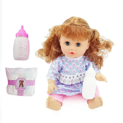 HKM-784723 14-inch Silicone Reborn Baby Doll Kit - Realistic Vinyl Doll for Kids, Ages 2-7