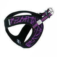 HKM-7847357 Adjustable Pet Puppy Harness in Blue, Red, Purple, Green, or Gray - Sizes XS to L Available