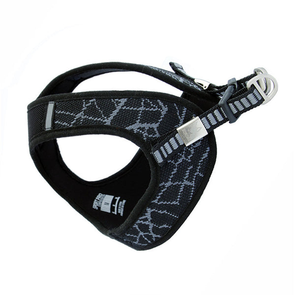 HKM-7847357 Adjustable Pet Puppy Harness in Blue, Red, Purple, Green, or Gray - Sizes XS to L Available