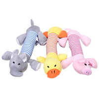 HKM-7847741 Four-Legged Plush Elephant Pet Toy with Sound, Soft and Cute Design