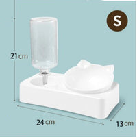 HKM-7848253 Cervical Support Pet Bowl - Ergonomic Design for Comfortable Feeding, Size S and L Available