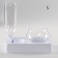 HKM-7848253 Cervical Support Pet Bowl - Ergonomic Design for Comfortable Feeding, Size S and L Available