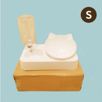 HKM-7848253 Cervical Support Pet Bowl - Ergonomic Design for Comfortable Feeding, Size S and L Available