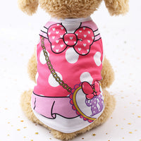 HKM-7848637 Spring Summer Cotton Pet Clothes with Fake Strap ¨C Various Colors & Sizes Available