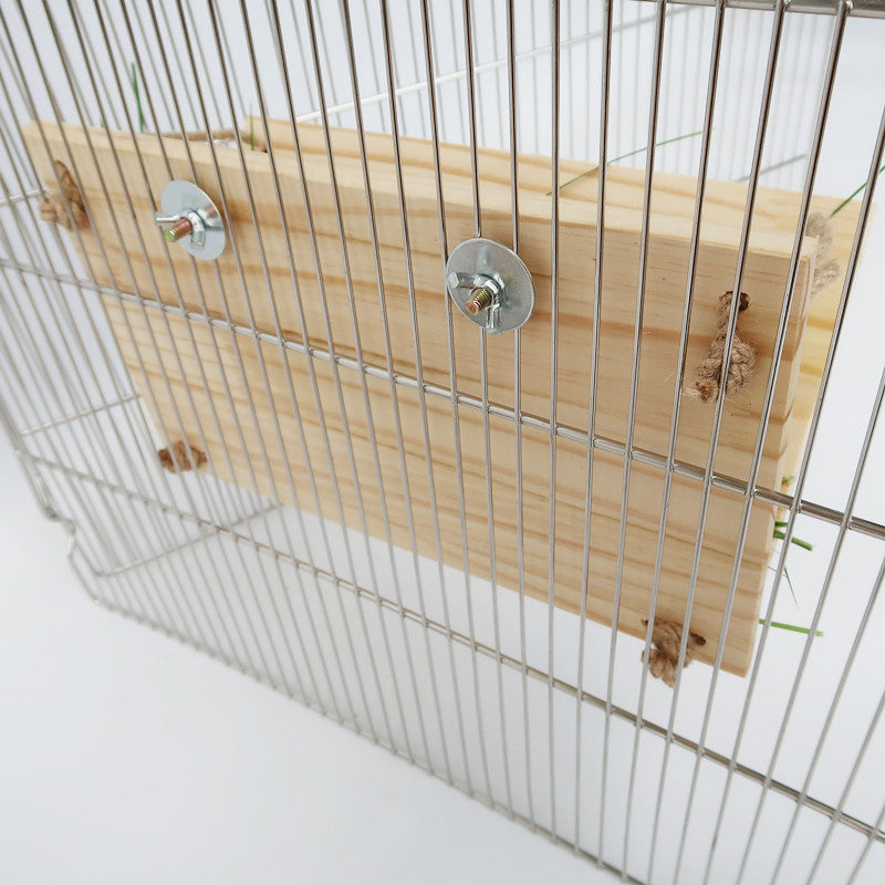 HKM-7851837 Wooden Grass Frame for Small Pets - Versatile Natural Pine for Guinea Pigs, Hamsters, Bunnies, and More (18x30cm)