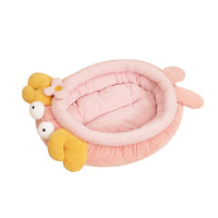 HKM-7852093 Lobster-Inspired Semi-Enclosed Pet Nest for Cats and Dogs, Cozy and Spacious Winter Sleeping Bed