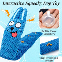 HKM-7852221 Interactive Plush Dog Puzzle Toy for IQ Training and Foraging Instincts