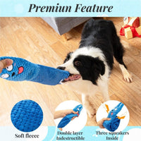 HKM-7852221 Interactive Plush Dog Puzzle Toy for IQ Training and Foraging Instincts
