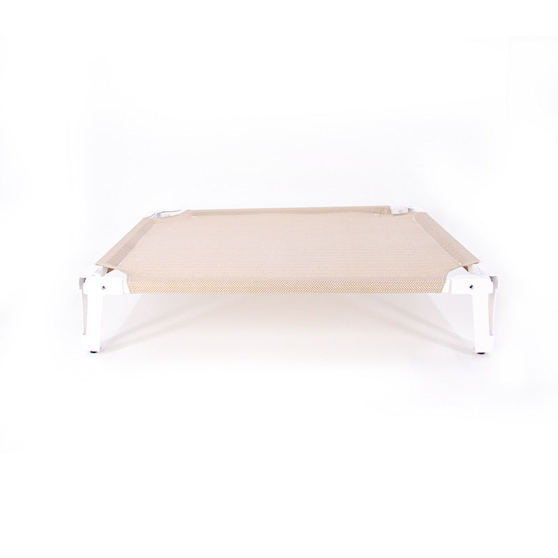 HKM-7852477 Collapsible Pet Camp Bed with Sunshade and Steel Frame - Various Colors and Sizes Available