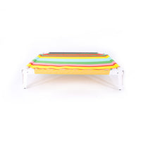 HKM-7852477 Collapsible Pet Camp Bed with Sunshade and Steel Frame - Various Colors and Sizes Available