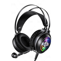 HKM-785427 Wired Computer Headset with Microphone and Breathable Protein Earmuffs