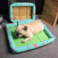 HKM-7855293 Double-Sided Pet Nest for Small and Medium Dogs, Bite-Resistant Oxford Fabric for Summer Comfort