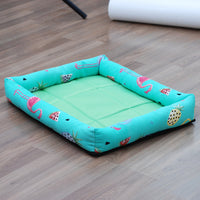 HKM-7855293 Double-Sided Pet Nest for Small and Medium Dogs, Bite-Resistant Oxford Fabric for Summer Comfort