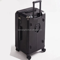 HKM-785619 Durable Lightweight 4-Piece Trolley Luggage Set with Wheels - PC Hard Shell Travel Bags