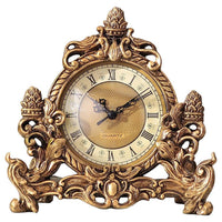 HKM-785747 Retro Resin Desk Clock for Creative Living Room Decor