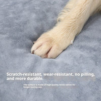 HKM-7857853 All-Season Detachable Pet Bed Mat for Cats - Available in Dark Gray, Blue, and Khaki