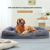 HKM-7857853 All-Season Detachable Pet Bed Mat for Cats - Available in Dark Gray, Blue, and Khaki