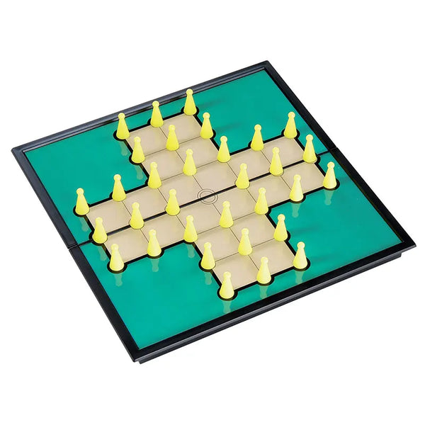 HKM-785875 Custom Magnetic Travel Chess and Draughts Game Set with Folding Board for Kids