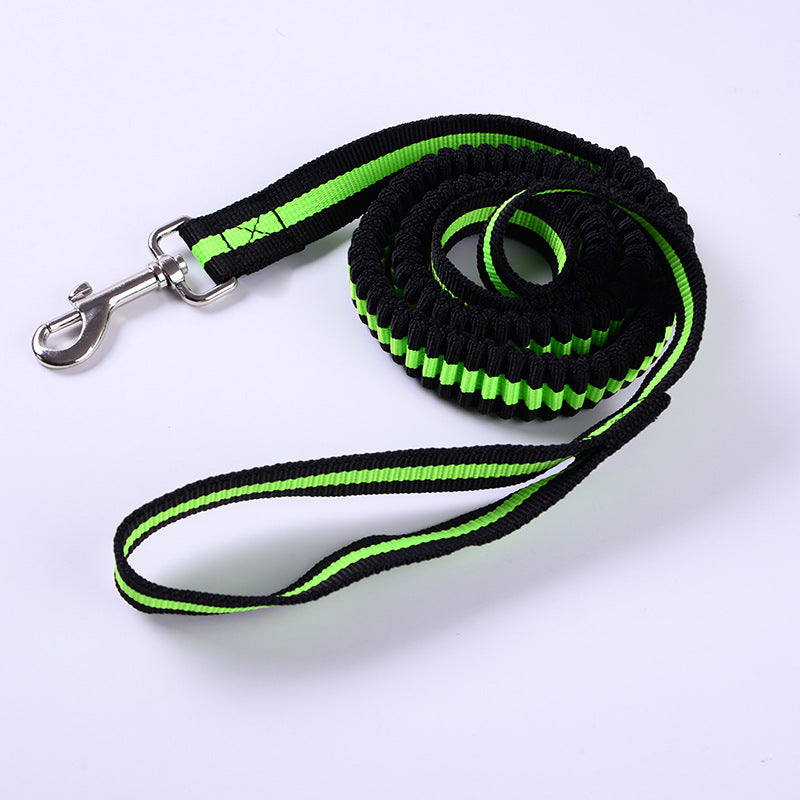 HKM-7859389 Outdoor Elastic Traction Leash for Dogs and Cats - Fiber Material, Available in Sizes S, M, L