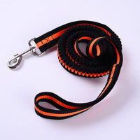 HKM-7859389 Outdoor Elastic Traction Leash for Dogs and Cats - Fiber Material, Available in Sizes S, M, L