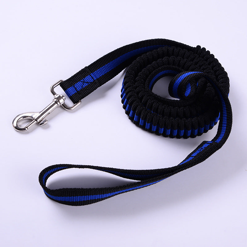 HKM-7859389 Outdoor Elastic Traction Leash for Dogs and Cats - Fiber Material, Available in Sizes S, M, L