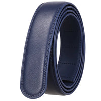 HKM-785939 Men's Casual 3.5CM Wide Blue Belt - Stylish & Versatile Accessory