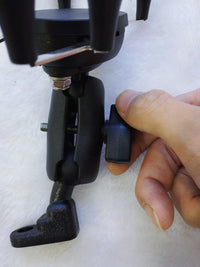 HKM-785939 Universal Mobile Phone Holder for Motorcycles and Electric Vehicles - Rearview Mirror and Handle Installation