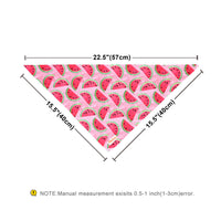 HKM-7861821 Stylish Soft Cotton Dog Scarf in Multiple Colors - 57cm