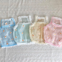 HKM-7861949 Lightweight Mesh Embroidery Cat Summer Outfit - Casual Pet Clothing for All Sizes