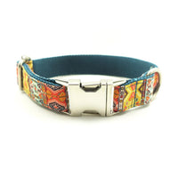 HKM-786259 Adjustable Polyester Dog Collar with Metal Buckle - Available in Multiple Sizes (XS-XL)